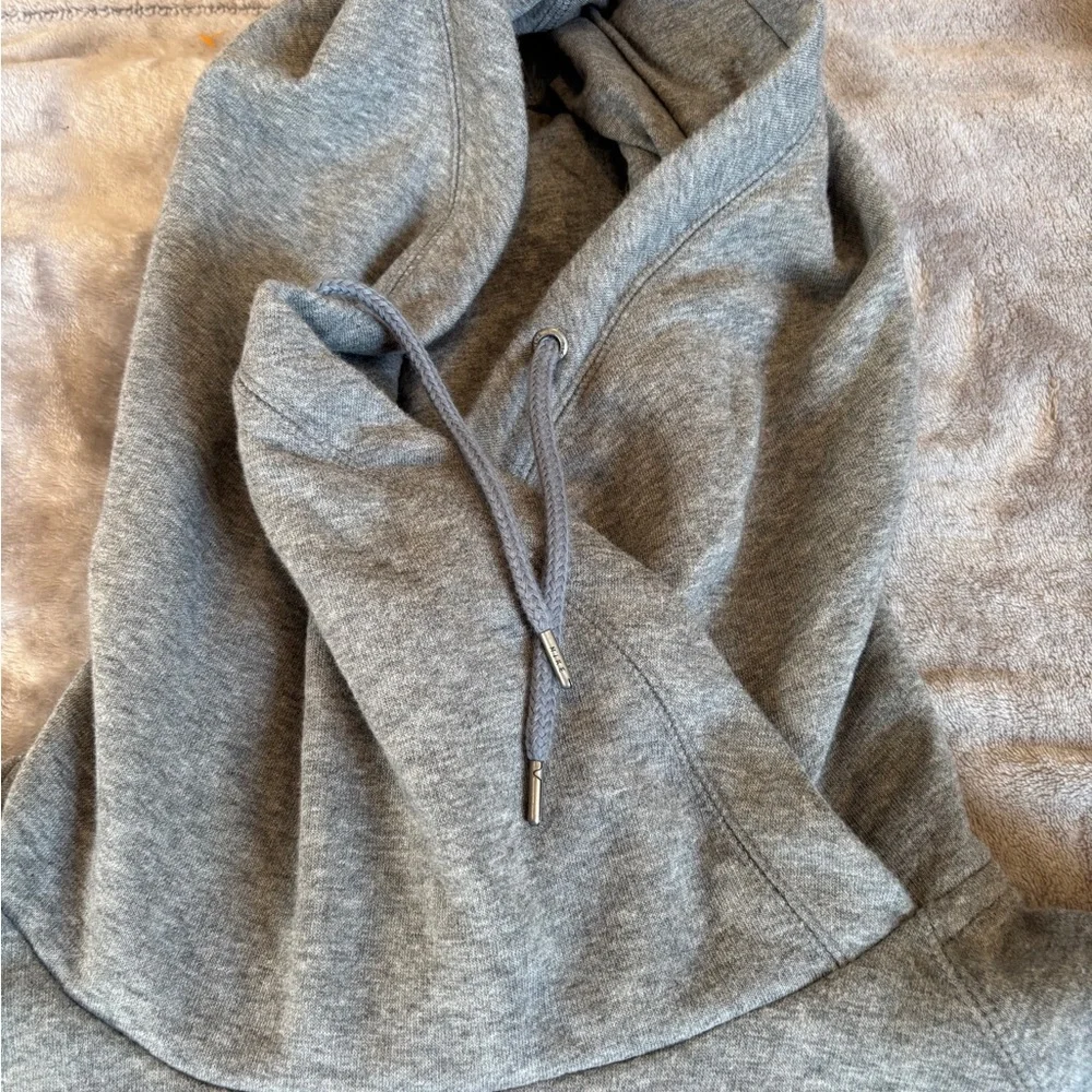 Nike Gray Hoodie with Silver Logo